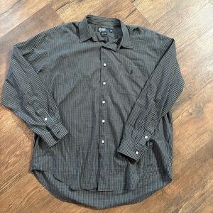 VTG Polo Ralph Lauren plaid Marlowe long sleeve button down gingham oxford
